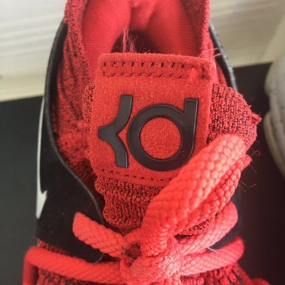 Nike Men's Zoom Kevin Durant KD 10 Red Velvet Basketball Shoes Sneakers size 8.5 - Picture 11 of 15